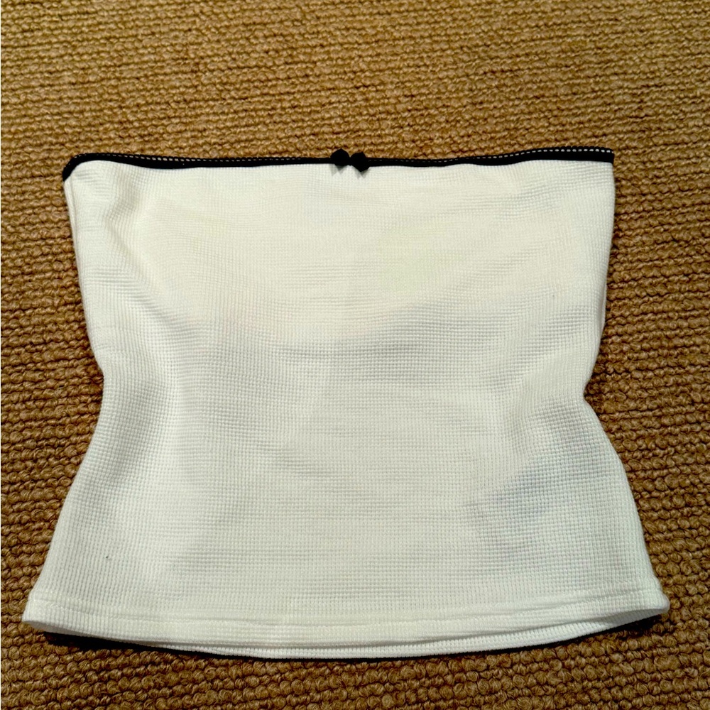 🖤🤍 Edikted white tube top 🤍🖤